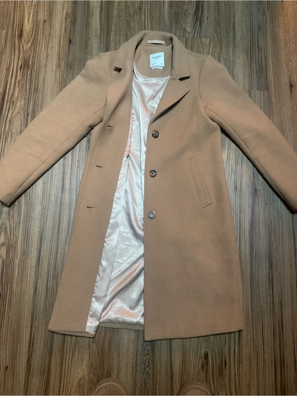 Abercrombie & Fitch - Wool-Blend A&F Dad Coat - Picture 3 of 4